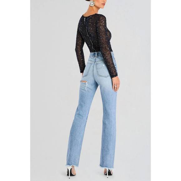 NEW RETROFETE torrey sequin top in night sky - Picture 2 of 4